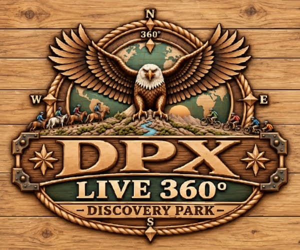 DPX LIVE 360 | The Discovery Park logo