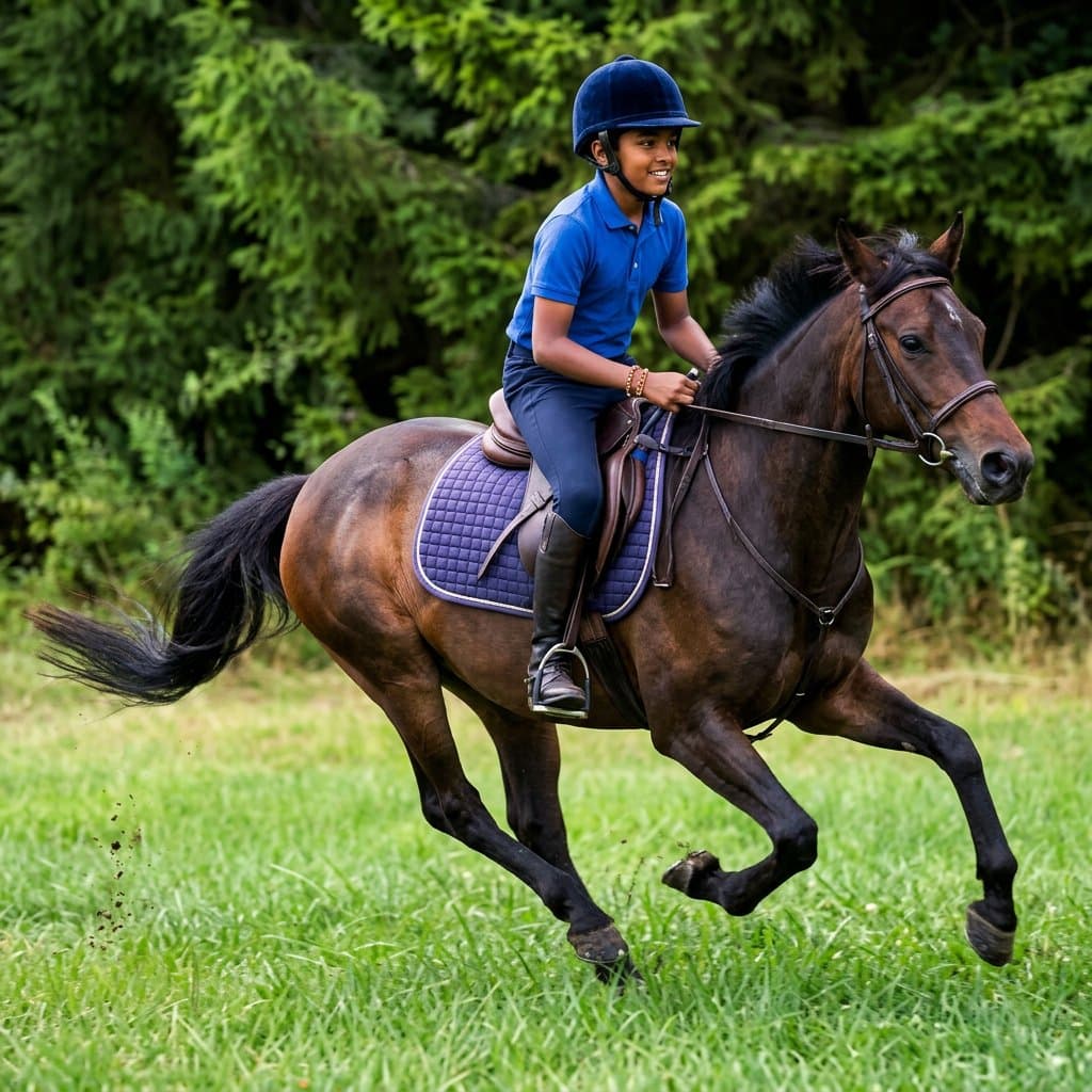 Combined MTB and equestrian training